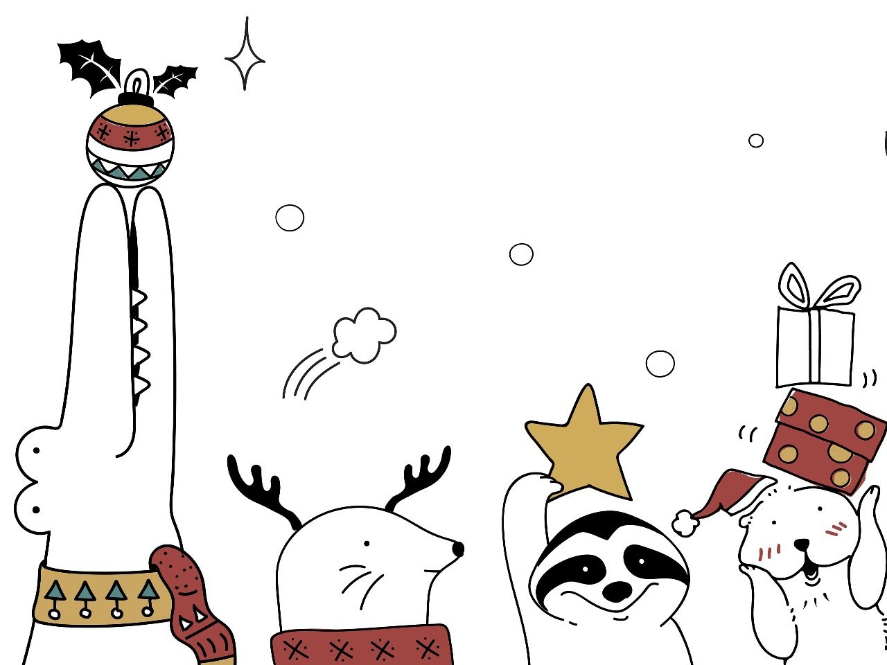 Dessin de Noël pour petits enfants par rawpixel sur freepik
