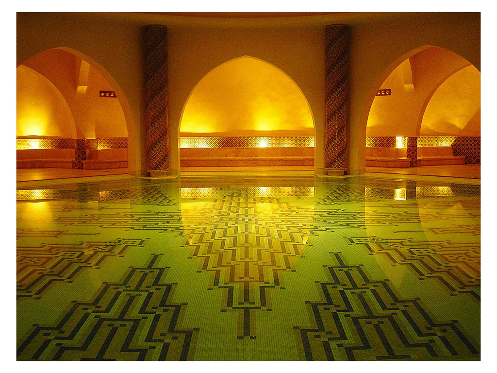 Hammam de la mosquée Hassan II