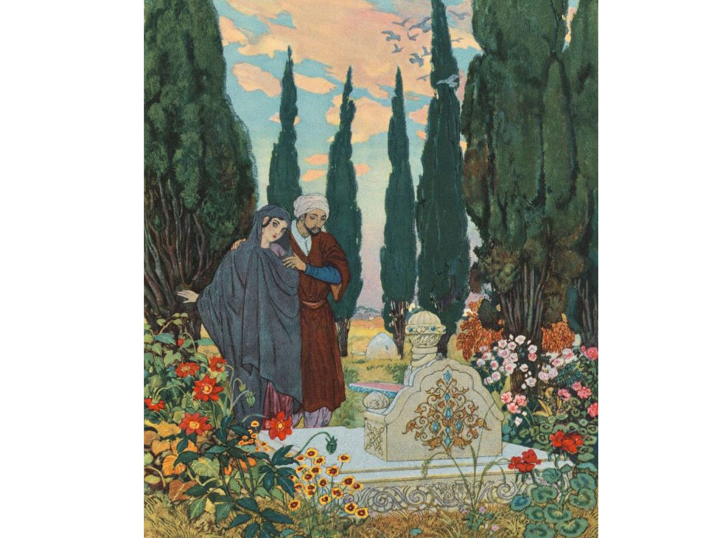Illustration de Léon carré de l'Histoire D'ali Ben-Bekar et de la Belle Schamsennahar