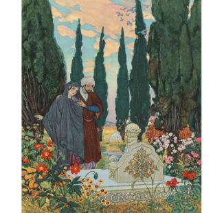 Illustration de Léon carré de l'Histoire D'ali Ben-Bekar et de la Belle Schamsennahar