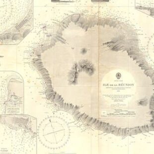 Carte de l'Amirauté-île de la Réunion