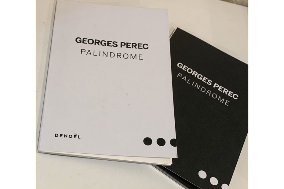 Livres Palindrome de Georges Perec