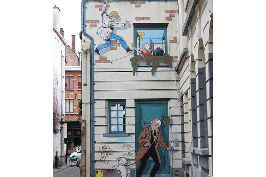 Murs peints BD Bruxelles