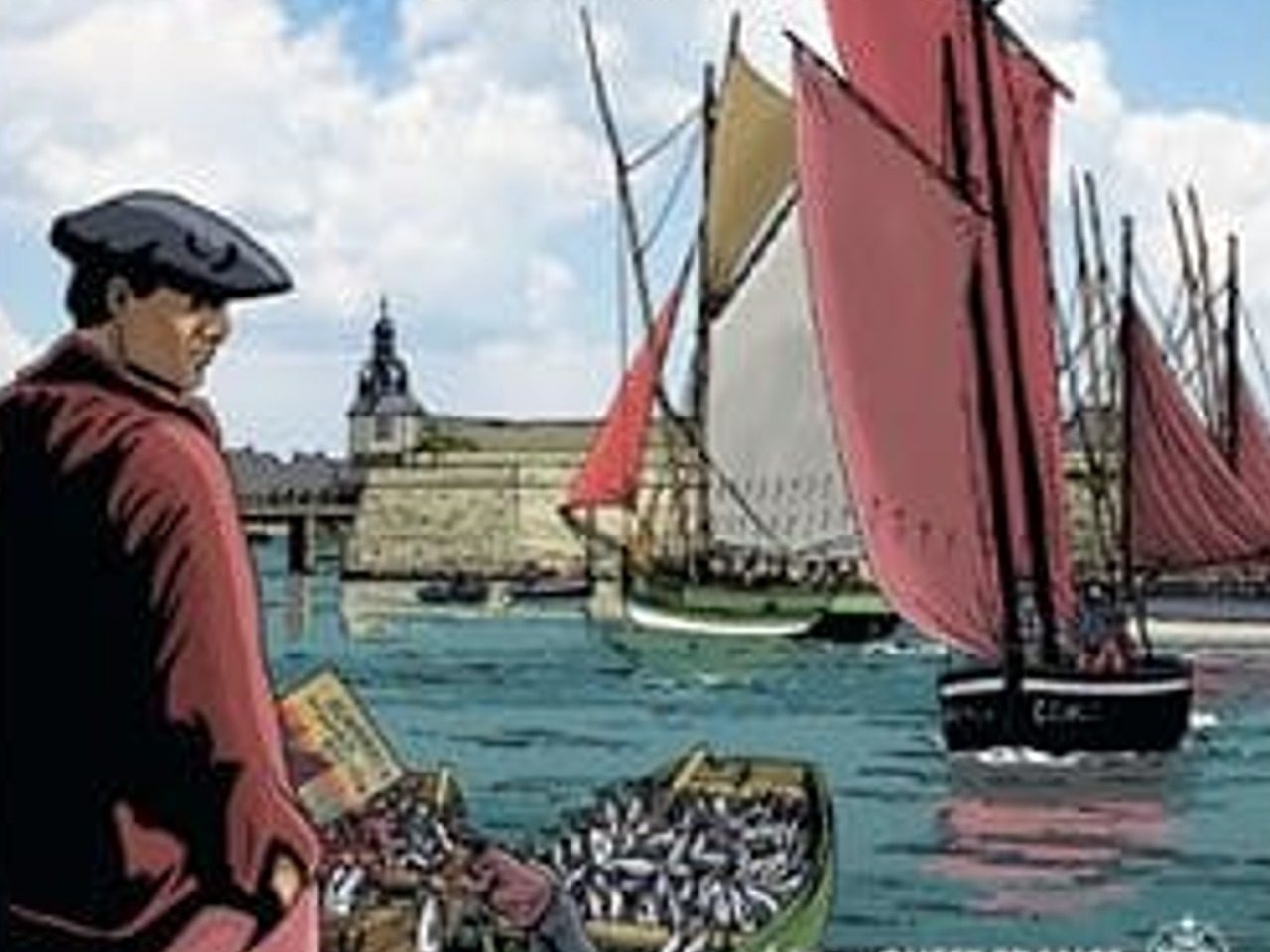 Couverture de la BD Aux travailleurs de la mer de Dominique et Alain Robert, éditions Ouest France