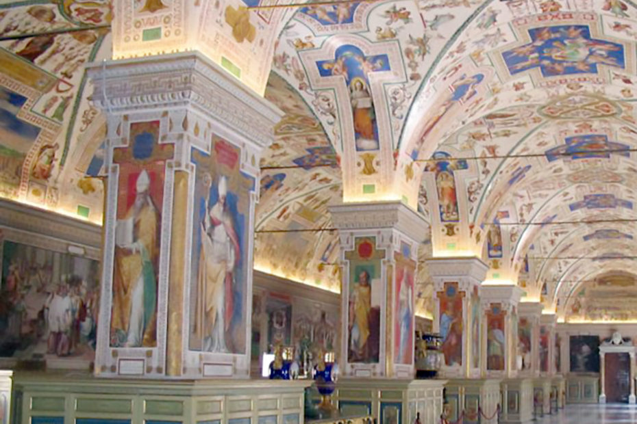 La salle Sixtine de la Bibliothèque apostolique vaticane.