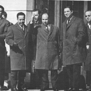 Délégation du FLN lors des accords d'Evian