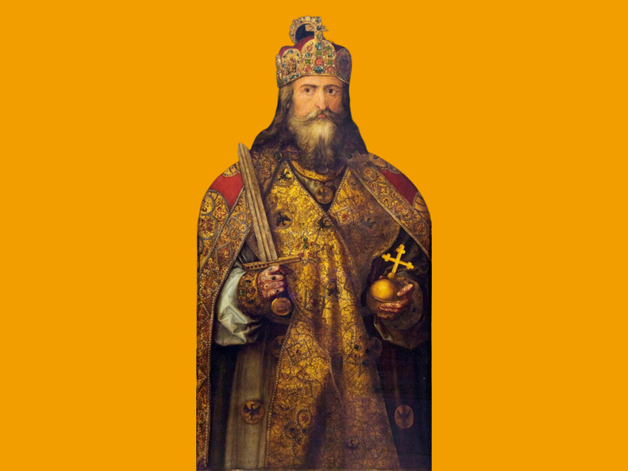Portrait de Charlemagne par Albrecht Dürer