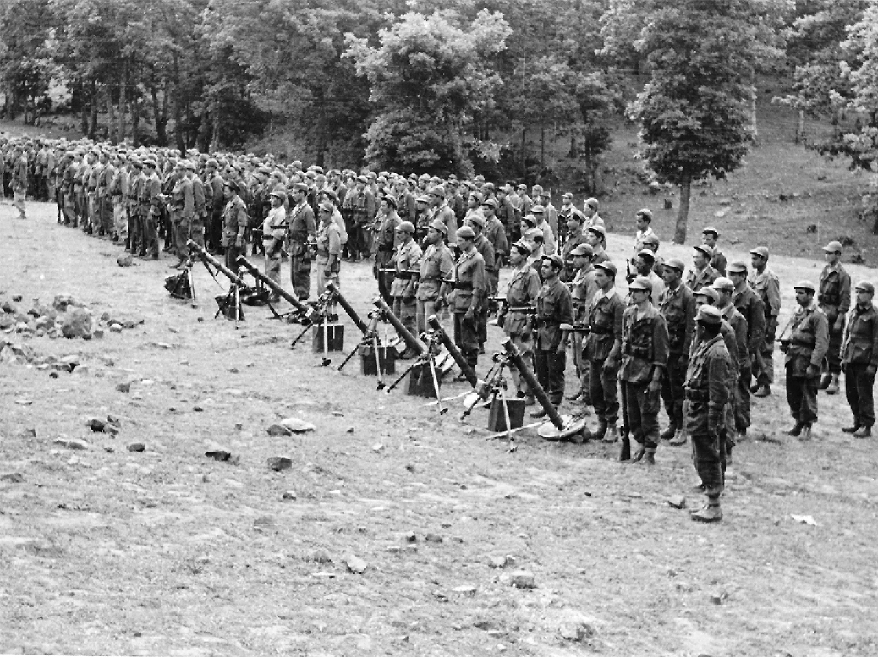 Soldats de l’Armée de libération nationale en Algérie en 1958