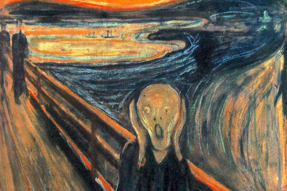 Tableau Le Cri d' Edvard Munch