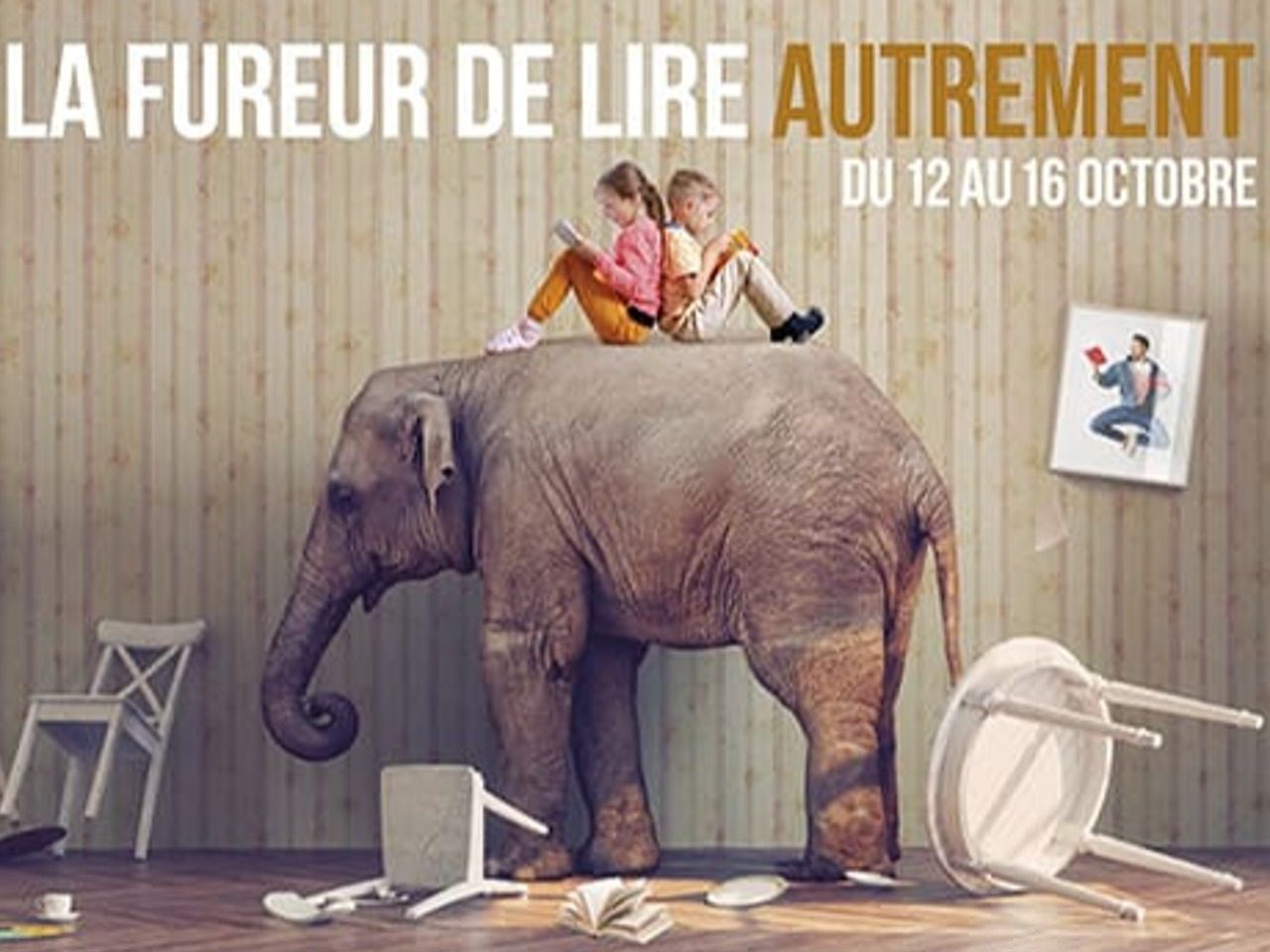 Affiche de l'événement Lire autrement de "La fureur de lire"