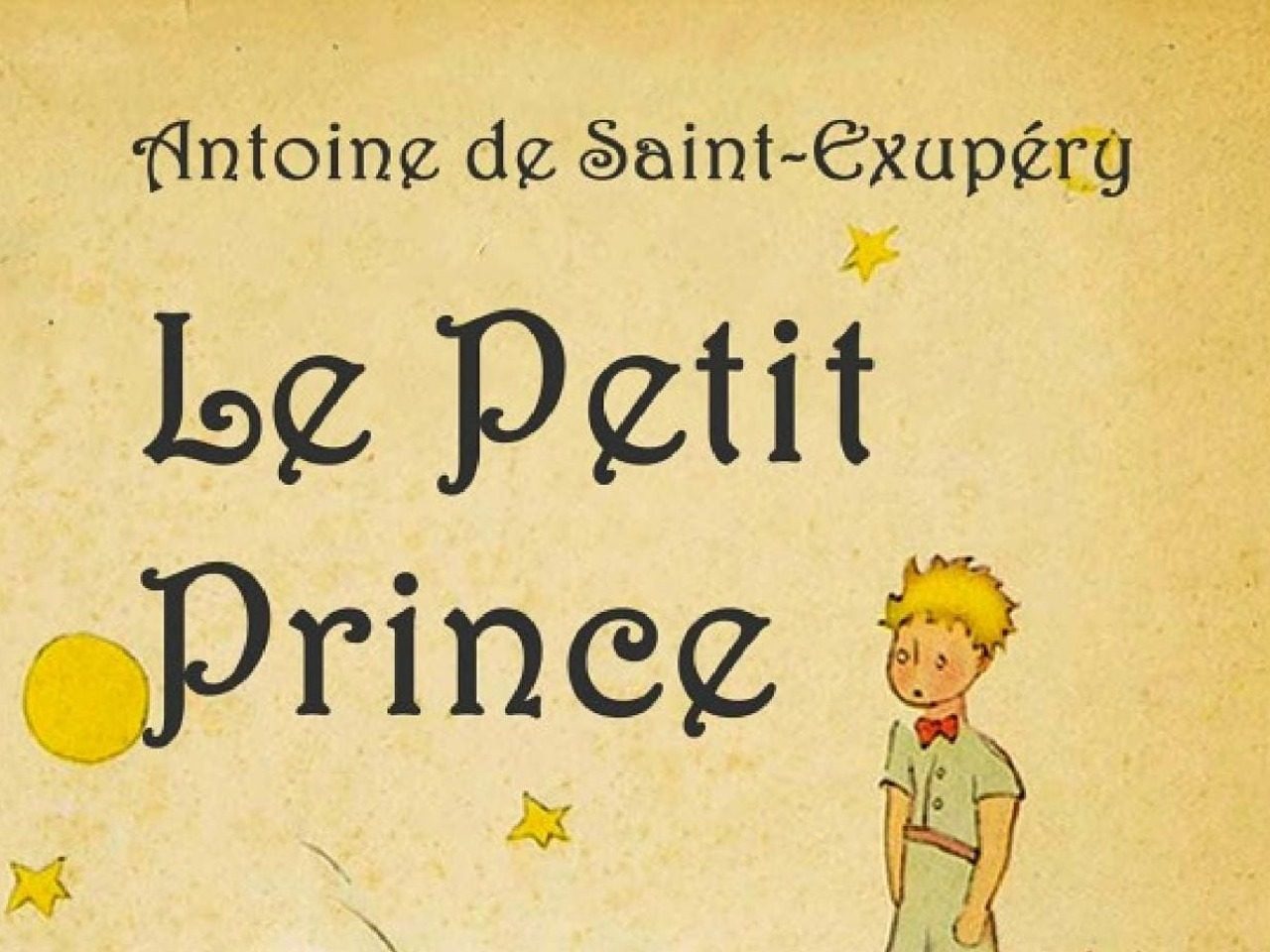 Couverture du Petit prince d'Antoine de Saint Exupéry, éd. Folio