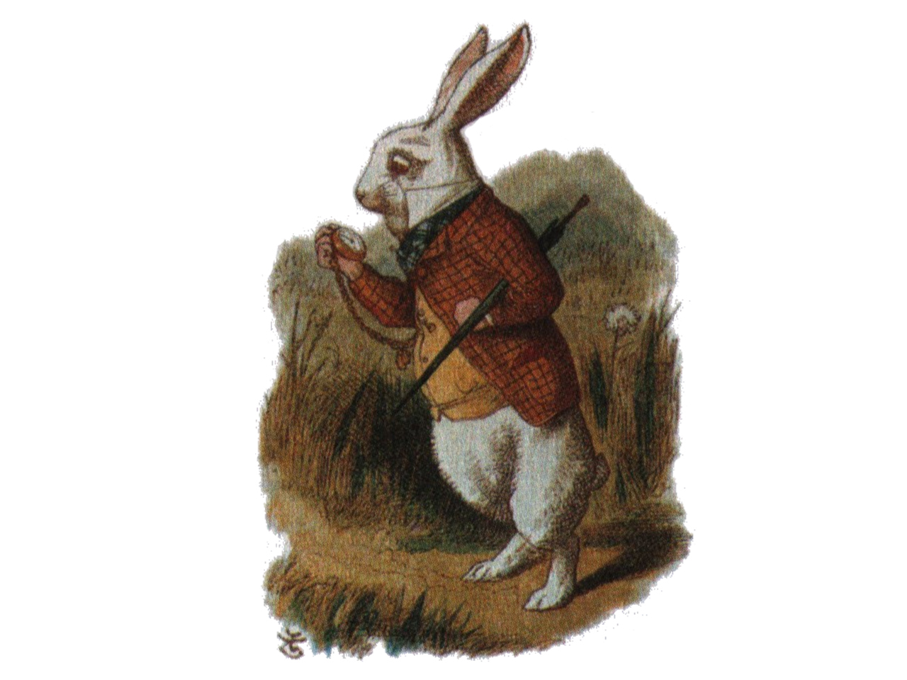Illustration de John Tenniel reprise par Lewis Carrol pour Alice pour les tout-petit