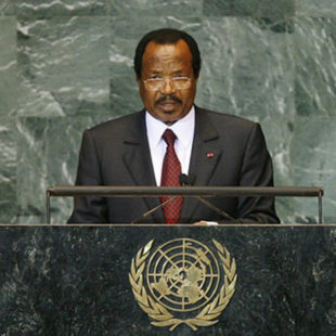 Président du Cameroun Paul Biya