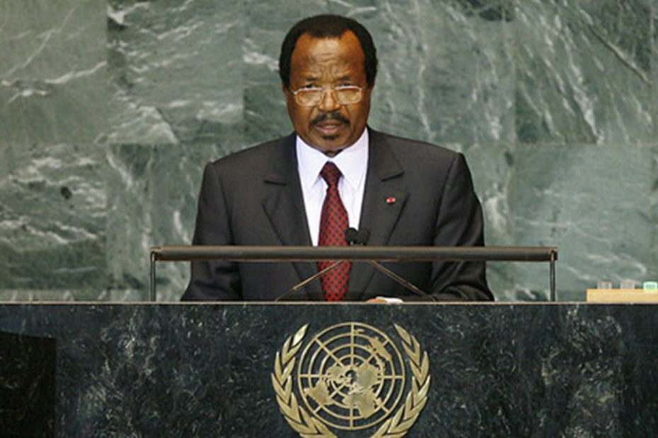 Président du Cameroun Paul Biya