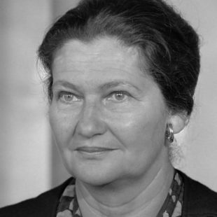 Portrait de Simone Veil en 1984