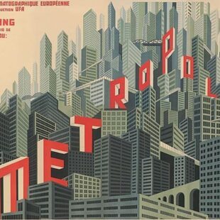 Affiche du film Metropolis de Fritz Lang, 1927 Boris Bilinski (1900-1948) Plakat für den Film Metropolis, Staatliche Museen zu Berlin