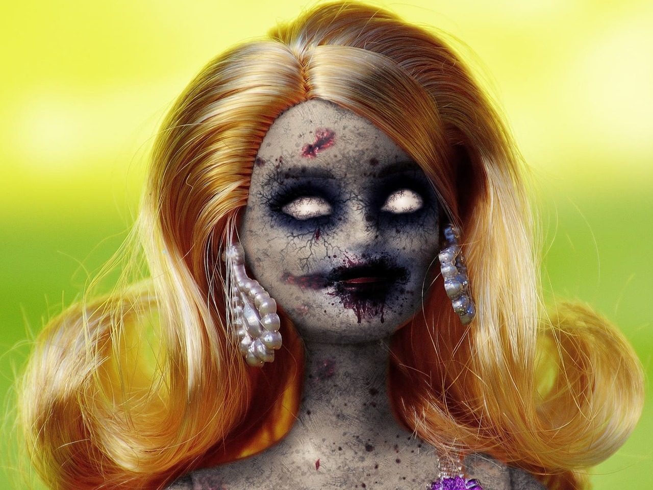 Poupée zombie par Pete Linforth de Pixabay
