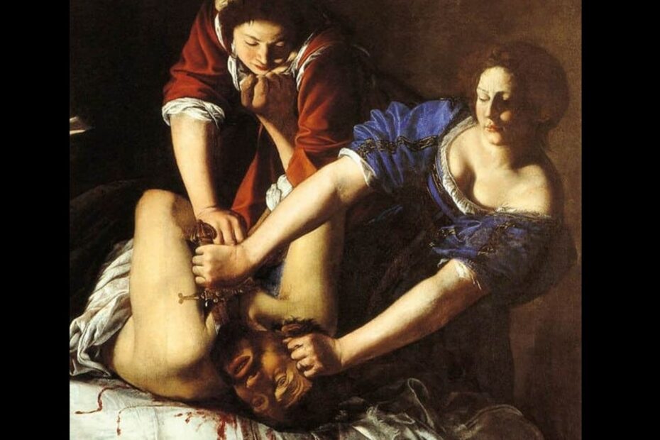 Tableau "Judith décapitant Holopherne" d'Artemisia Gentileschi, Musée Capo di Monte de Naples