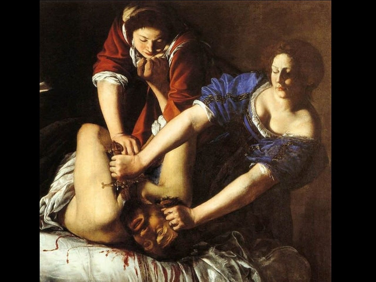 Tableau "Judith décapitant Holopherne" d'Artemisia Gentileschi, Musée Capo di Monte de Naples