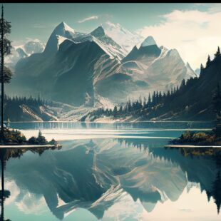 Paysage de montagne par vecstock, freepik