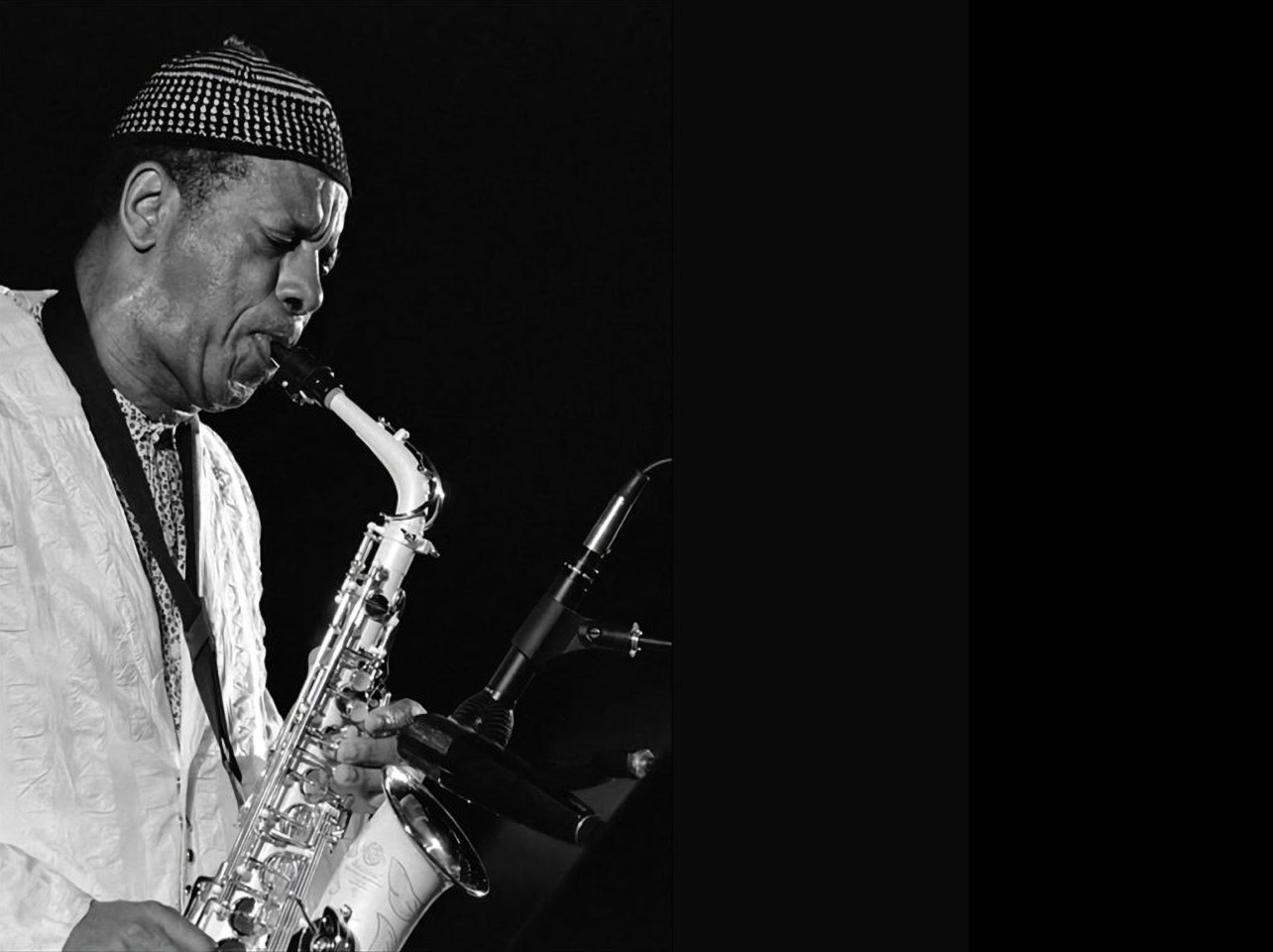 Ornette Coleman au saxophone
