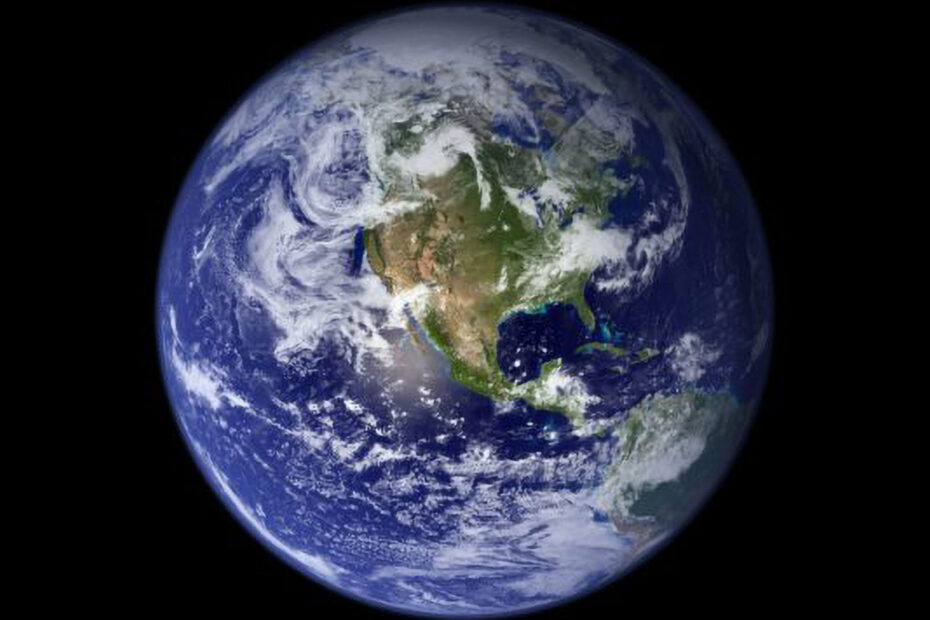Planète terre bleue