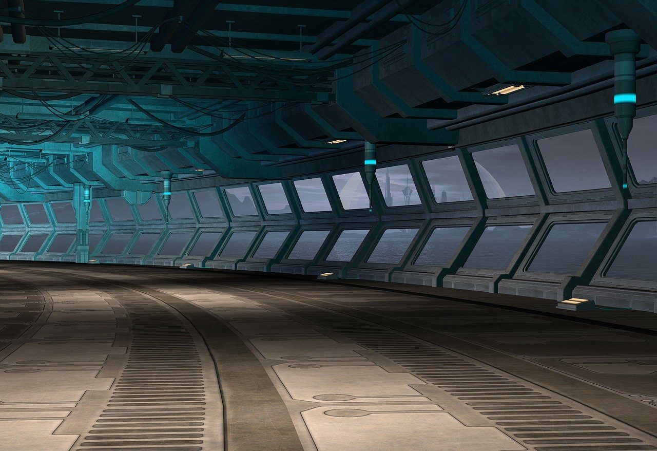 Image d'un intérieur de vaisseau spatial